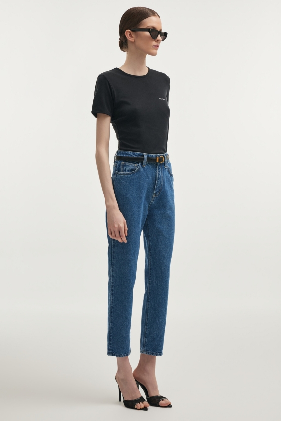 INDIGO DENIM TROUSERS