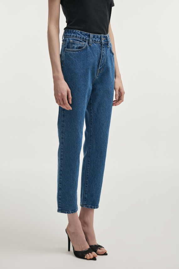 INDIGO DENIM TROUSERS