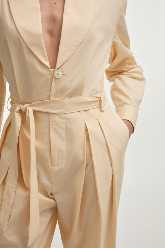 PURE JUMPSUIT BUTTER YELLOW