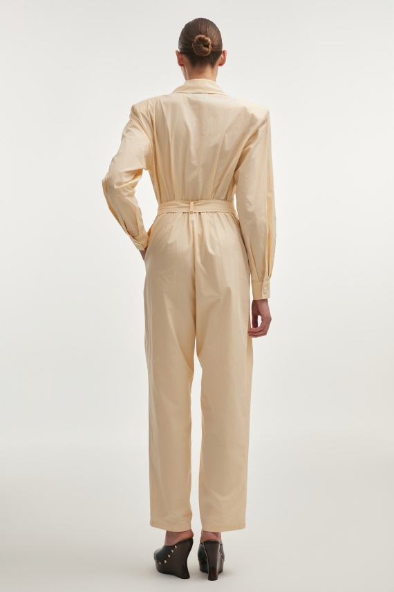 PURE JUMPSUIT BUTTER YELLOW