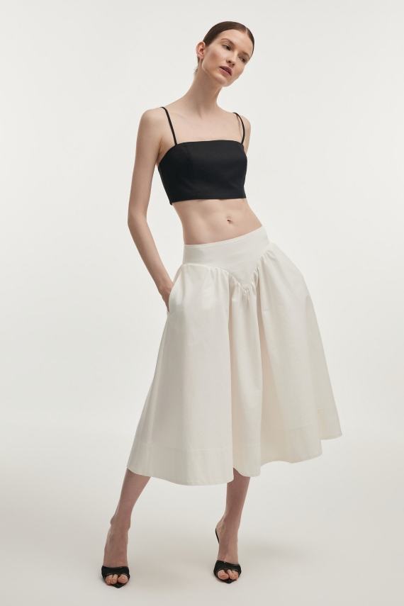 LETICIA CAPE TOP BLACK