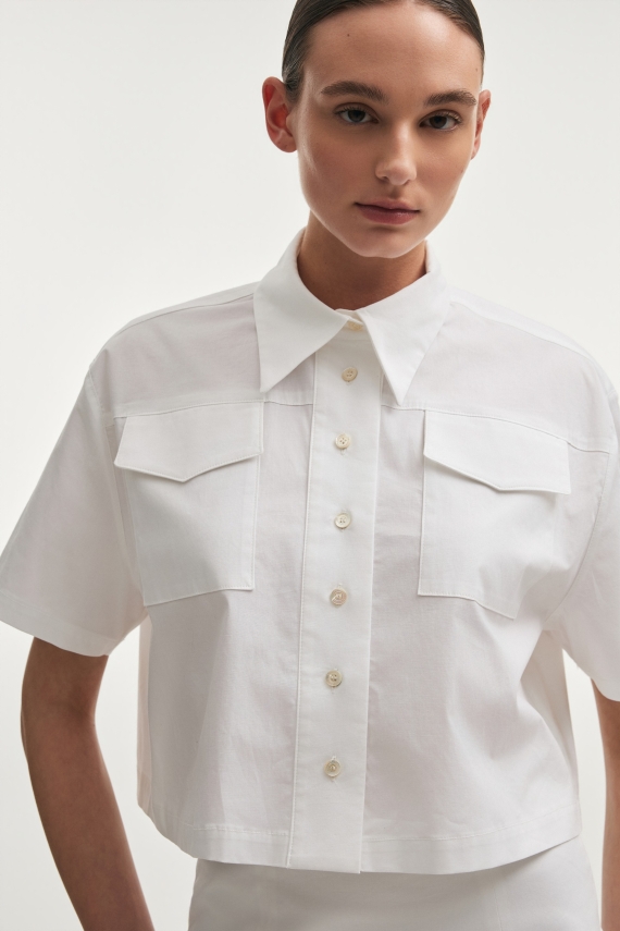 STILL LIFE SHIRT WHITE