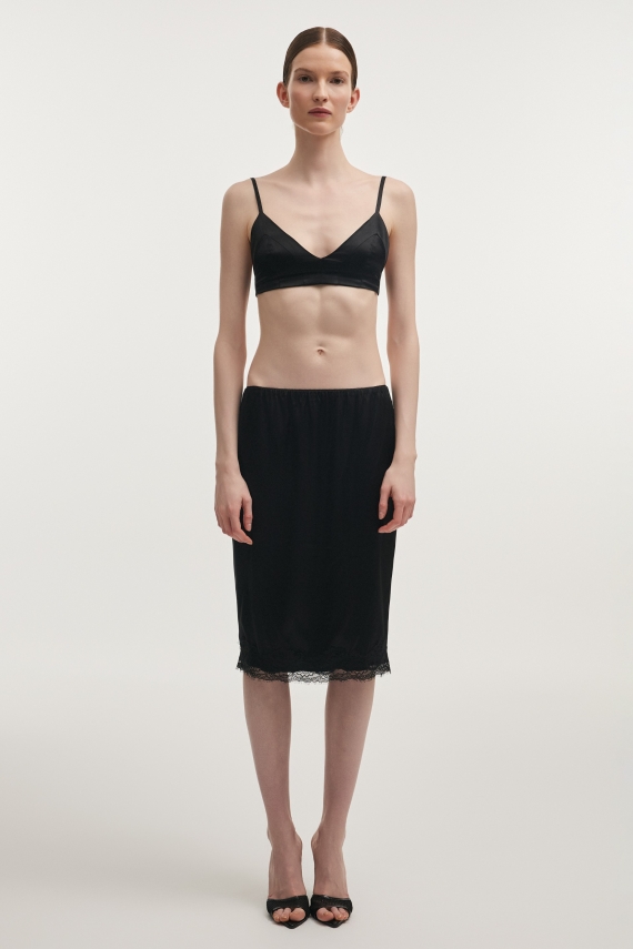 NAIA BRALETTE TOP BLACK