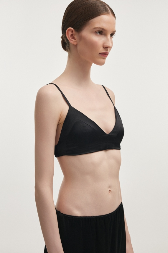 NAIA BRALETTE TOP BLACK