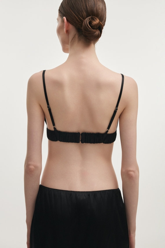 NAIA BRALETTE TOP BLACK