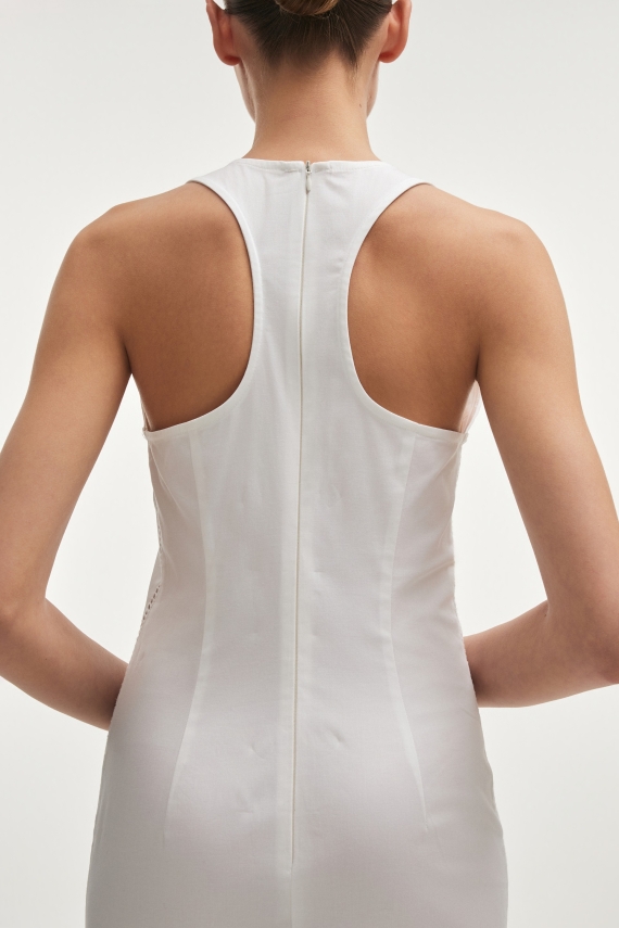 DAMA DRESS WHITE