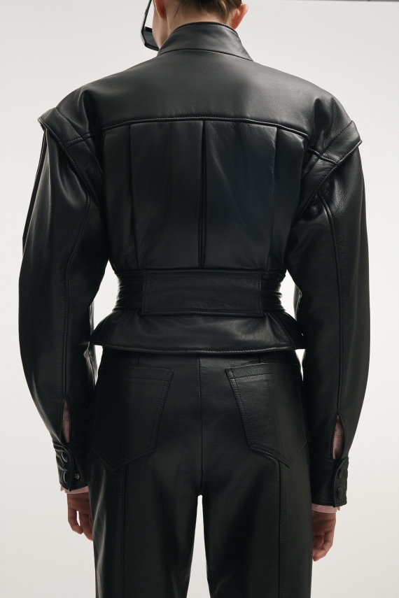 TEMPEST LEATHER JACKET BLACK