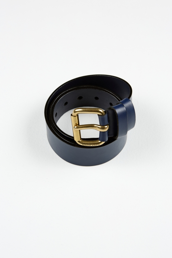 GLOBE LEATHER BELT