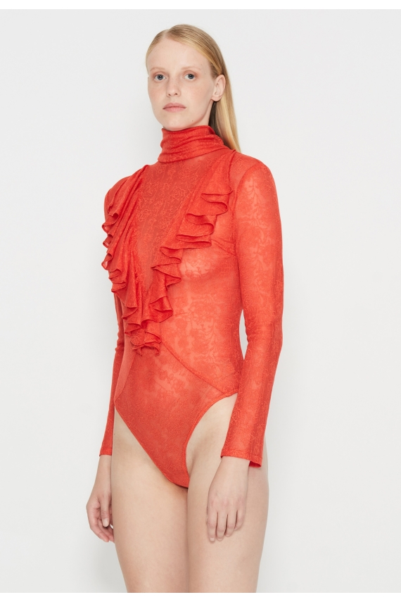 FLARE OF HEAVEN BODY FIRE RED