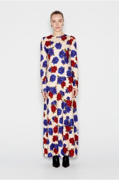 FLORAL FICTION DRESS