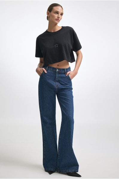 MARTINI DENIM TROUSERS BLUE