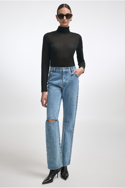 SCANDAL DENIM TROUSERS