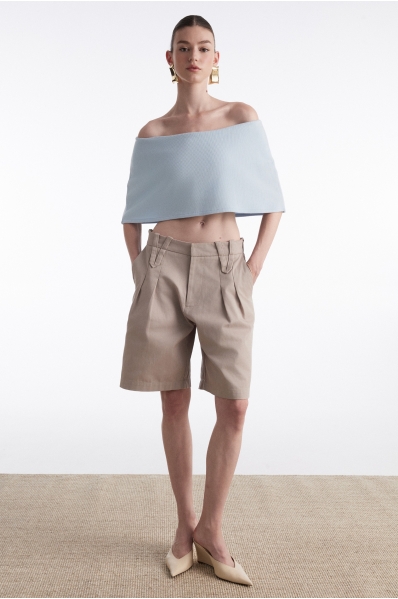 FINE LINE KNITTED TOP CIEL