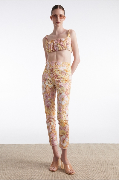 ALICE TROUSERS FLORAL PINK