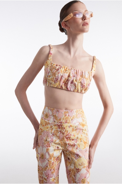 ALICE TOP FLORAL PINK