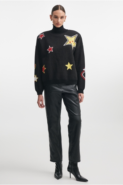 ASTROWILD KNITTED BLOUSE