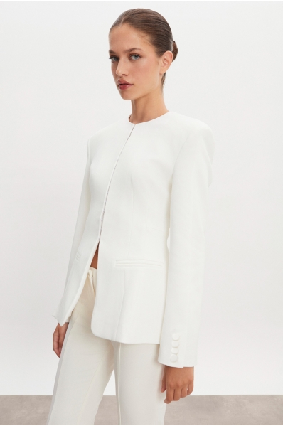 HOURGLASS BLAZER OFF WHITE