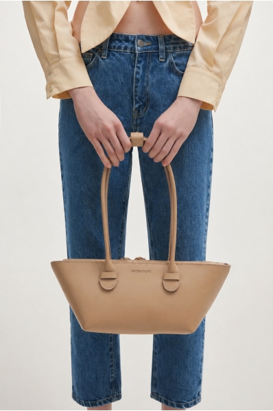 GARDENIA LEATHER BAG BEIGE