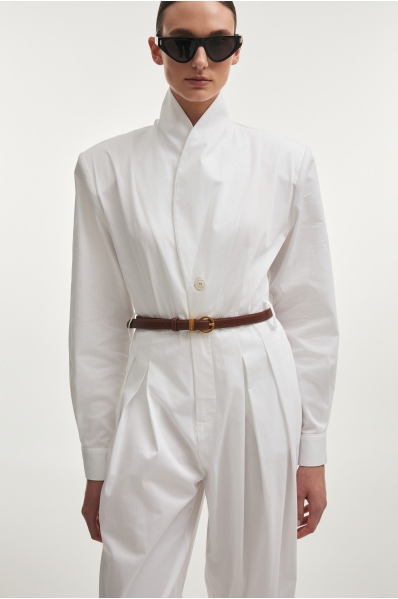 ROCKY LEATHER BELT TERRACOTTA BROWN