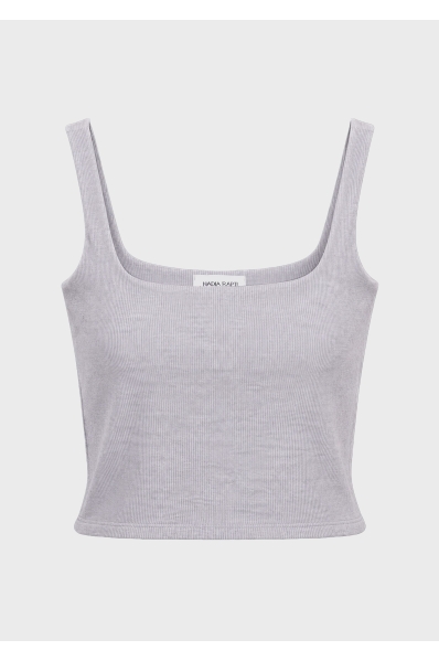 BITE TOP GREY MELANGE